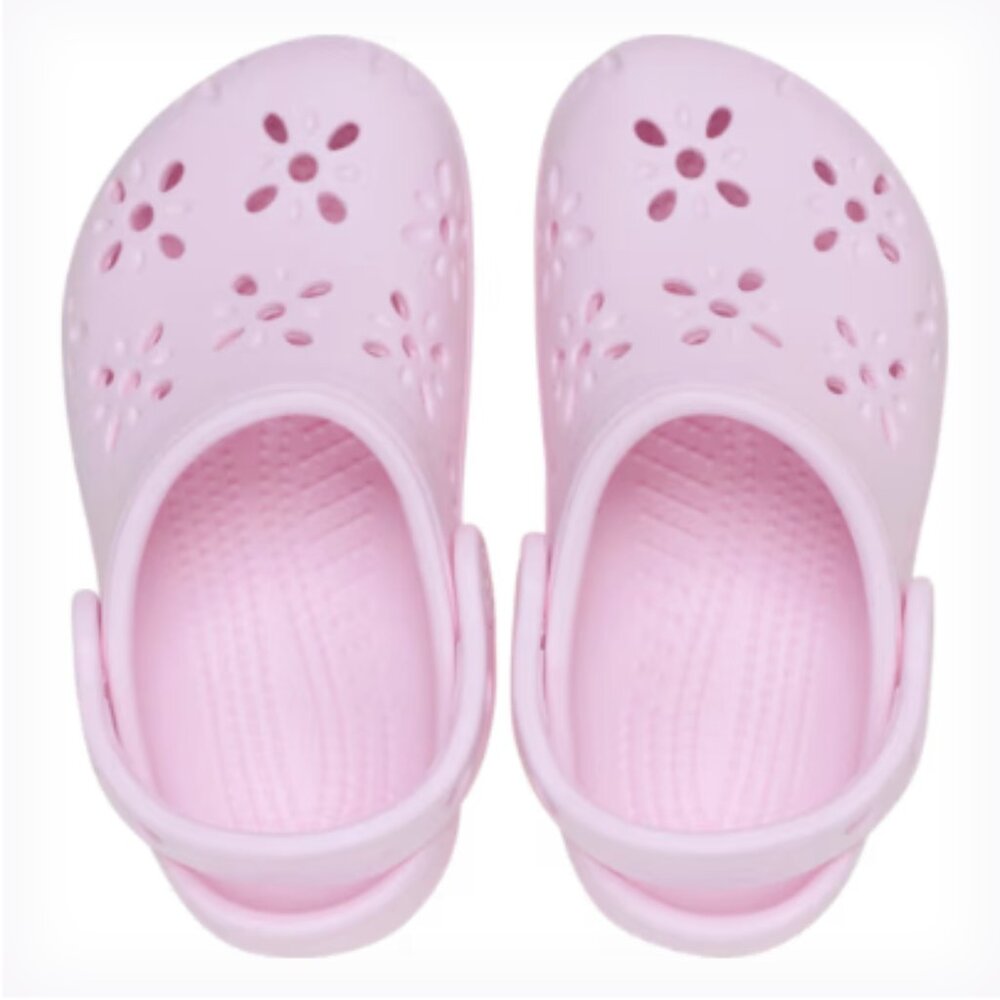 Toddler Classic Floral Cut-Out Clog